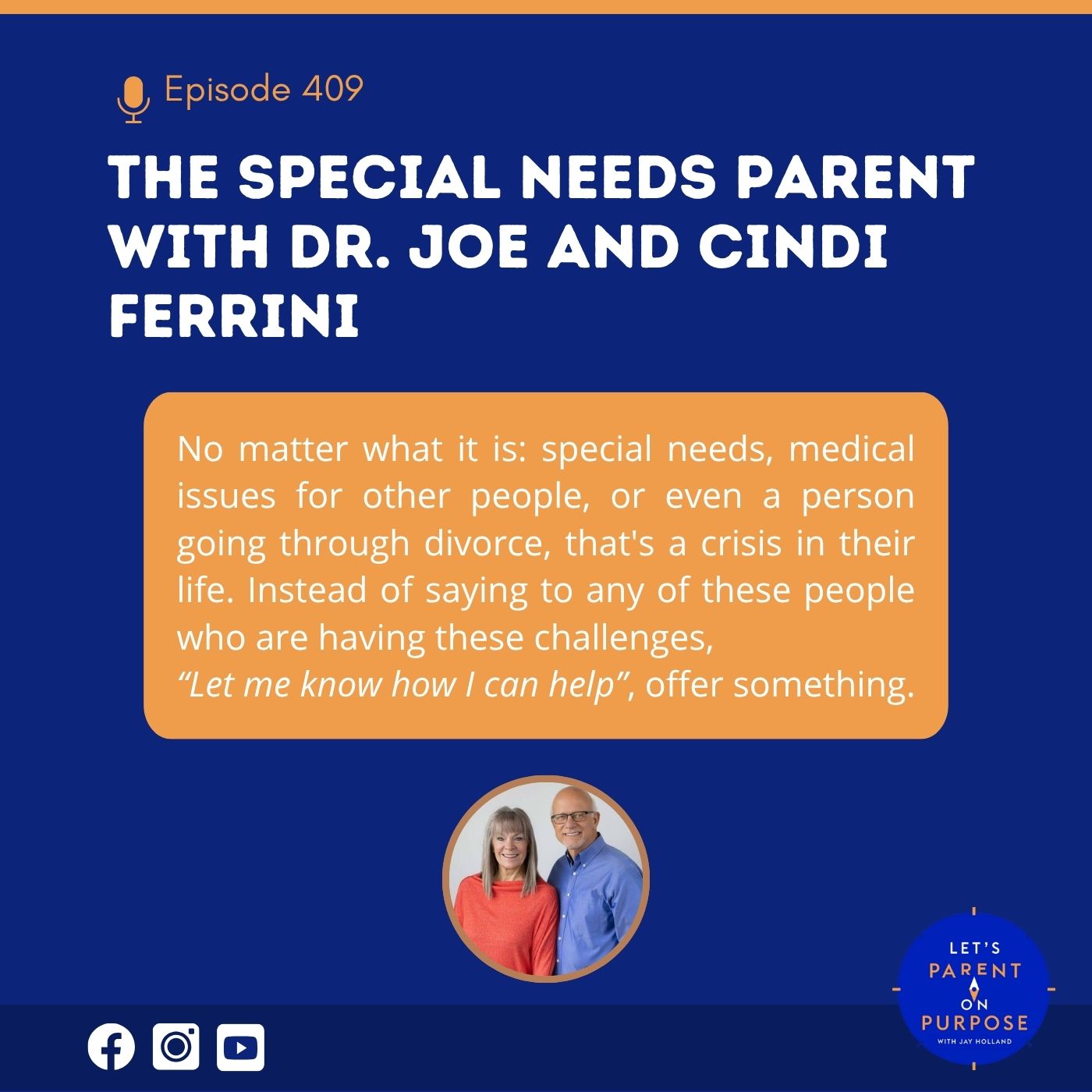The Special Needs Parent with Dr. Joe and Cindi Ferrini